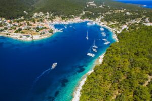 Grčka putovanje: mali gradovi - Fiskardo Kefalonia Grčka - ribarsko ostrvo