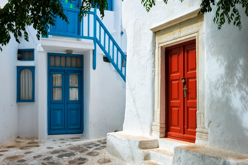 Grčka putovanje: mali gradovi -Mikonos Grčka