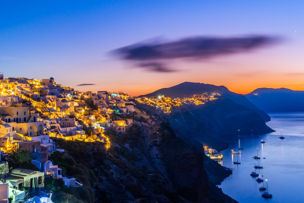 Grčka putovanje: mali gradovi - Oia Santorini